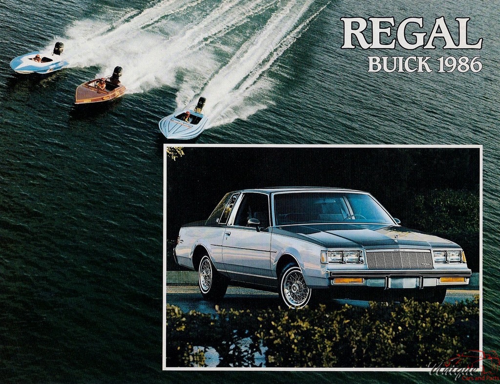1986 Buick Regal Brochure (French Canadian)